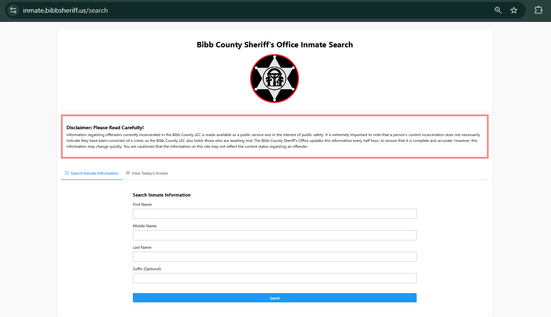 Bibb Co Ga Jail Inmate Search