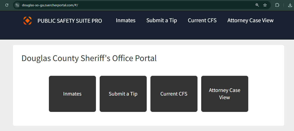 Douglas County Jail Inmate Search