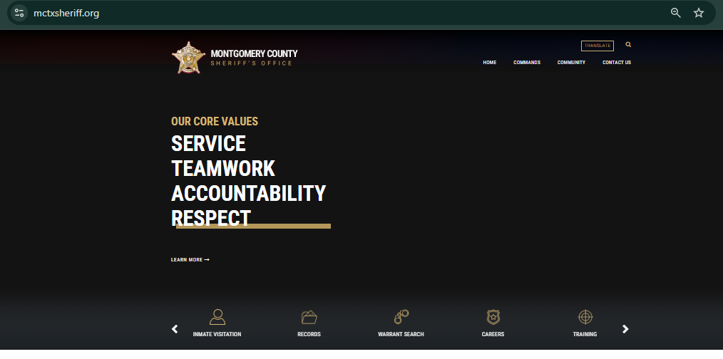 Montgomery County Jail Inmate Search