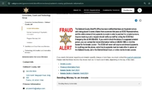 Oakland County Jail Inmate Search