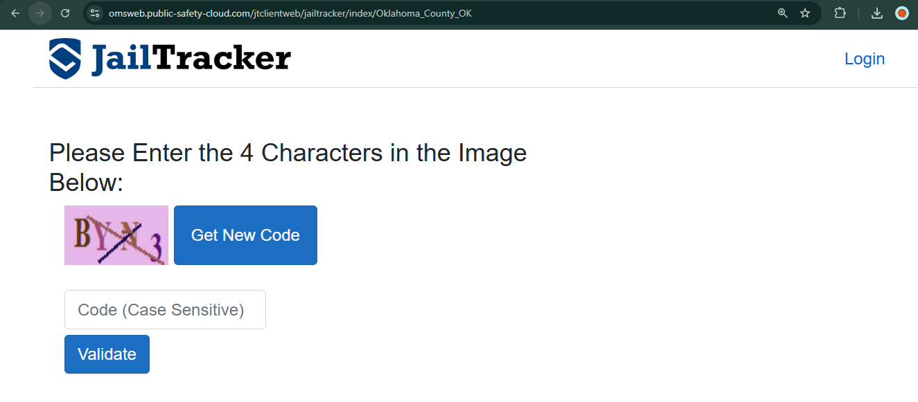 Oklahoma County Jail Inmate Search