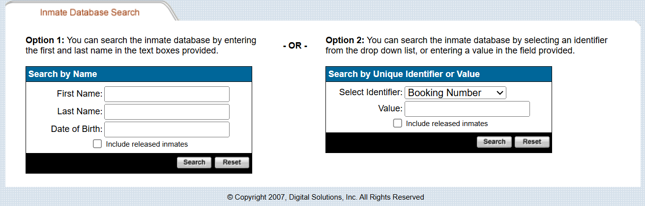 Marion County Jail Inmate Search