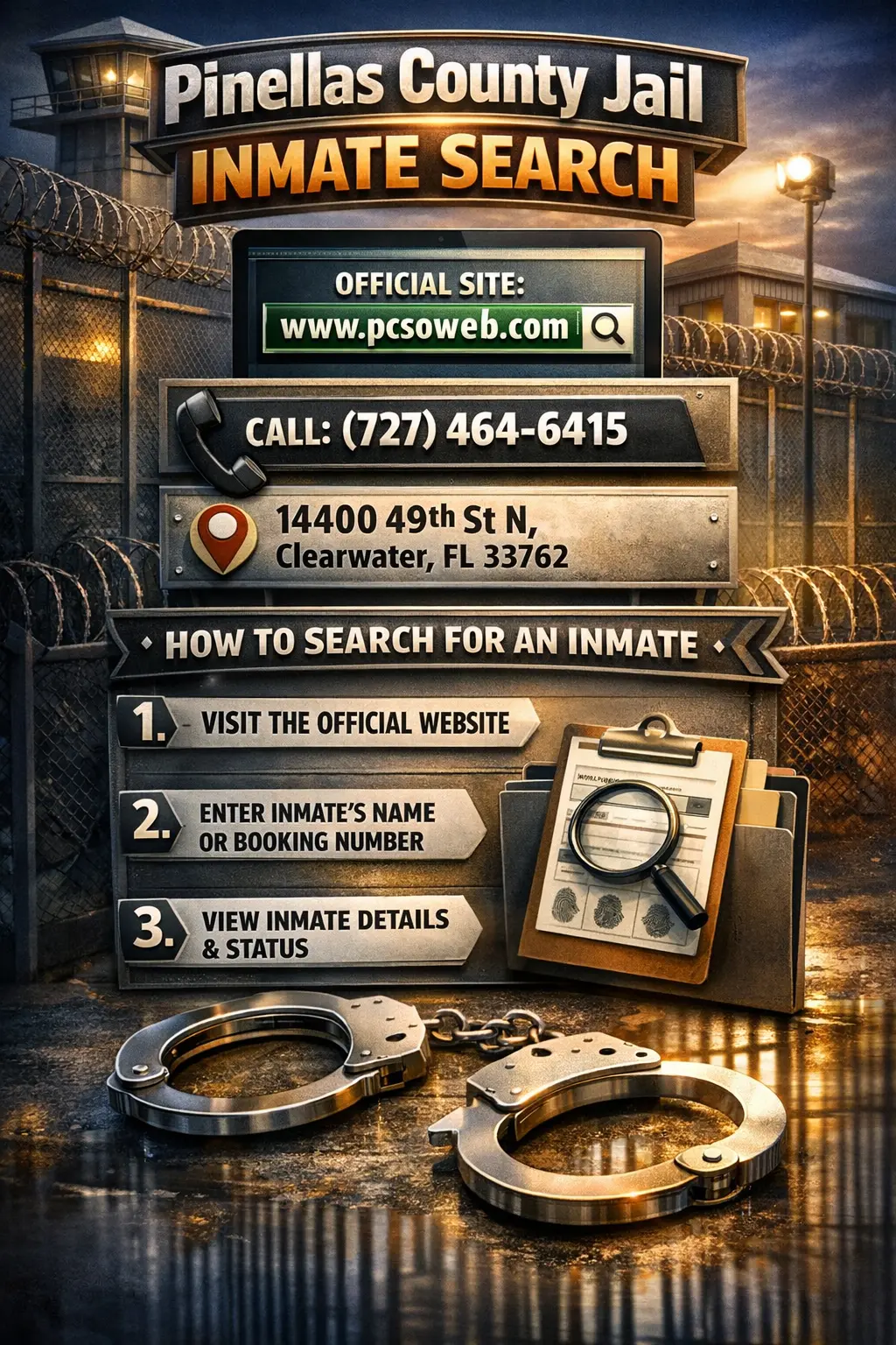 Pinellas County Jail Inmate Search