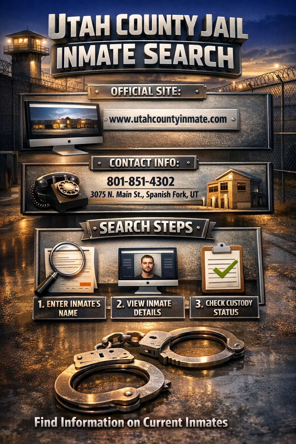 Utah County Jail Inmate Search