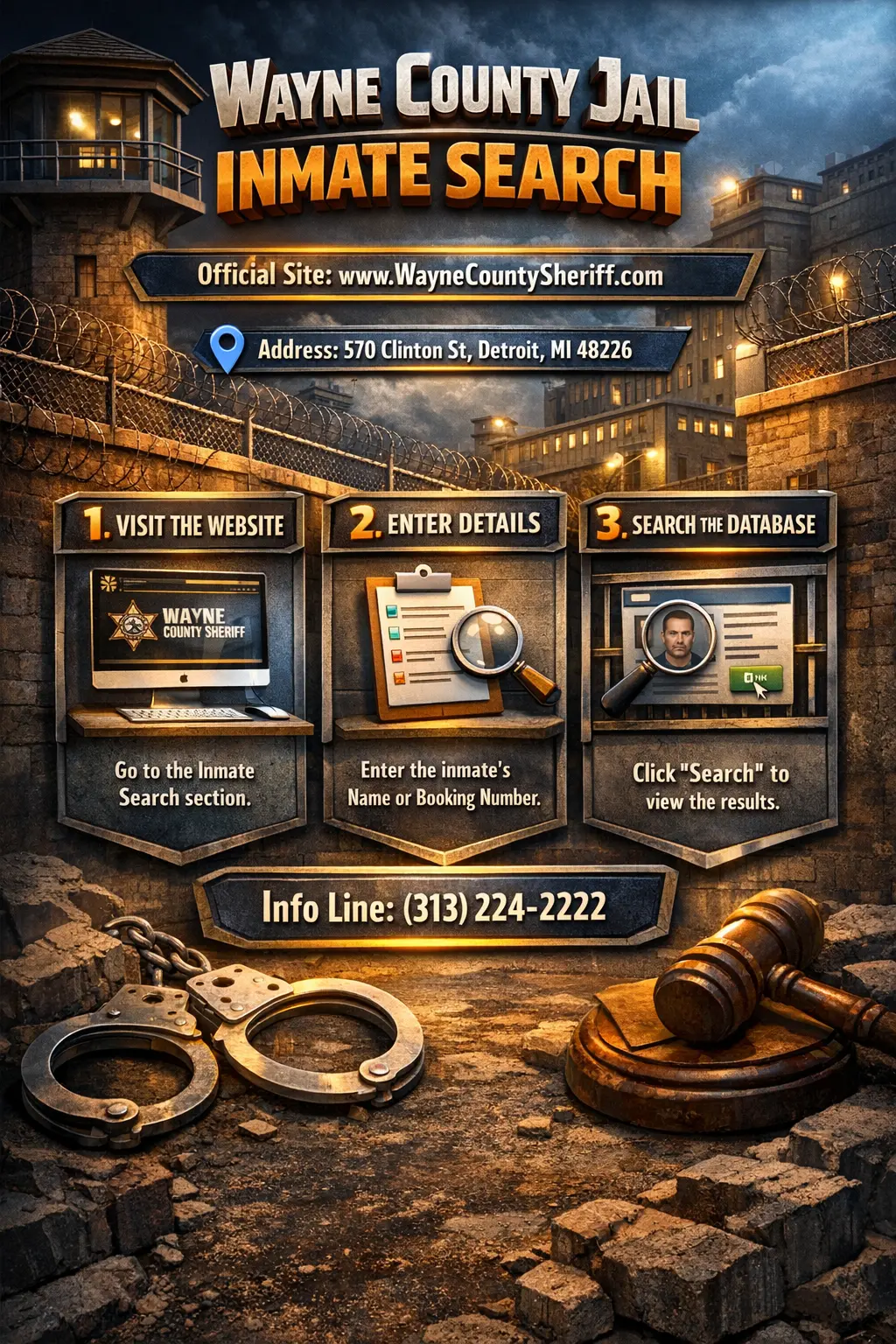 Wayne County Jail Inmate Search