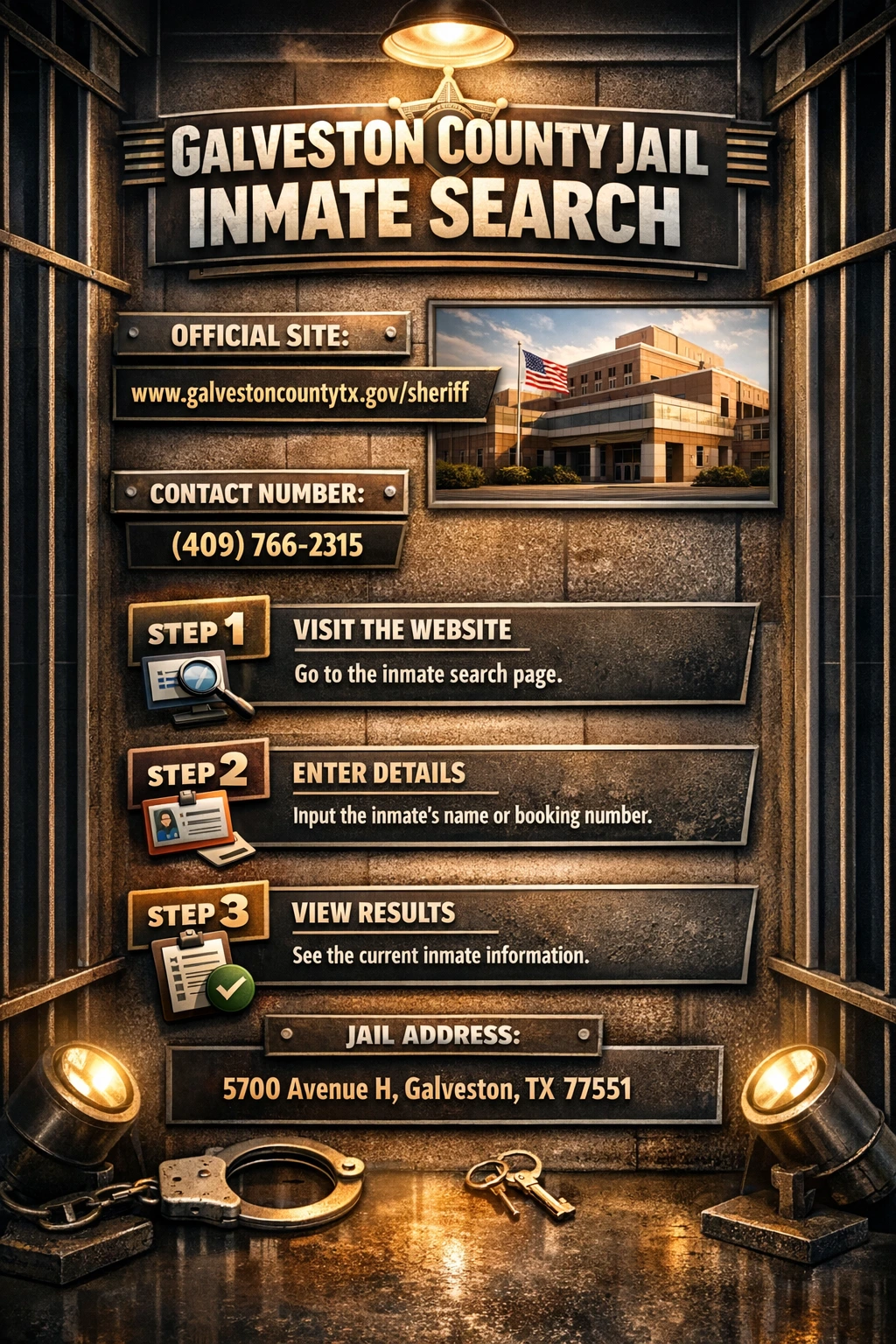 Galveston County Jail Inmate Search