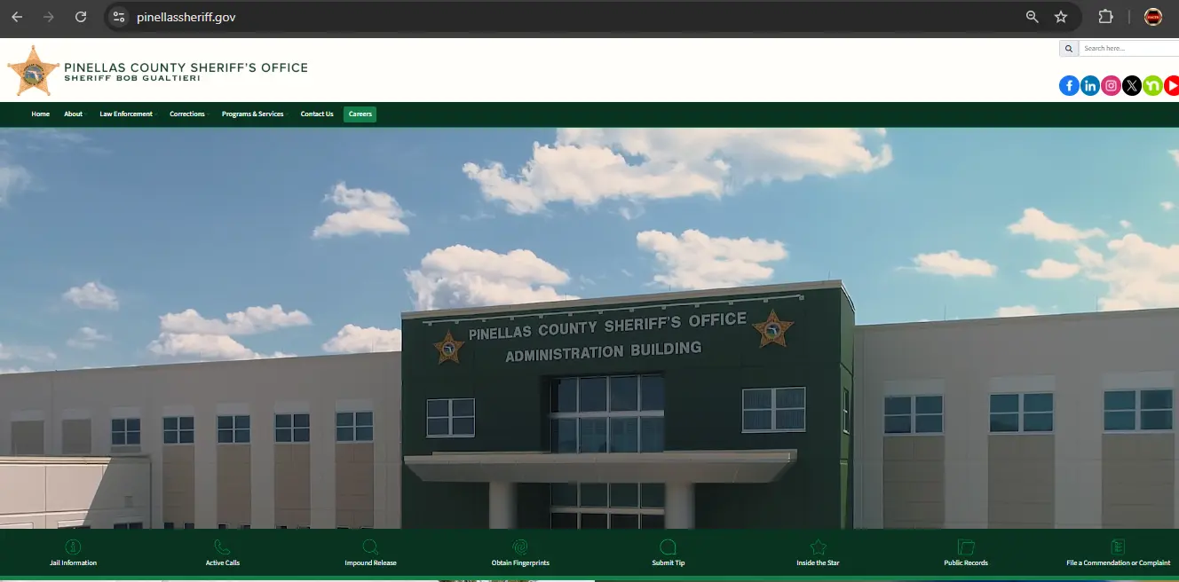 Pinellas County Jail Inmate Search