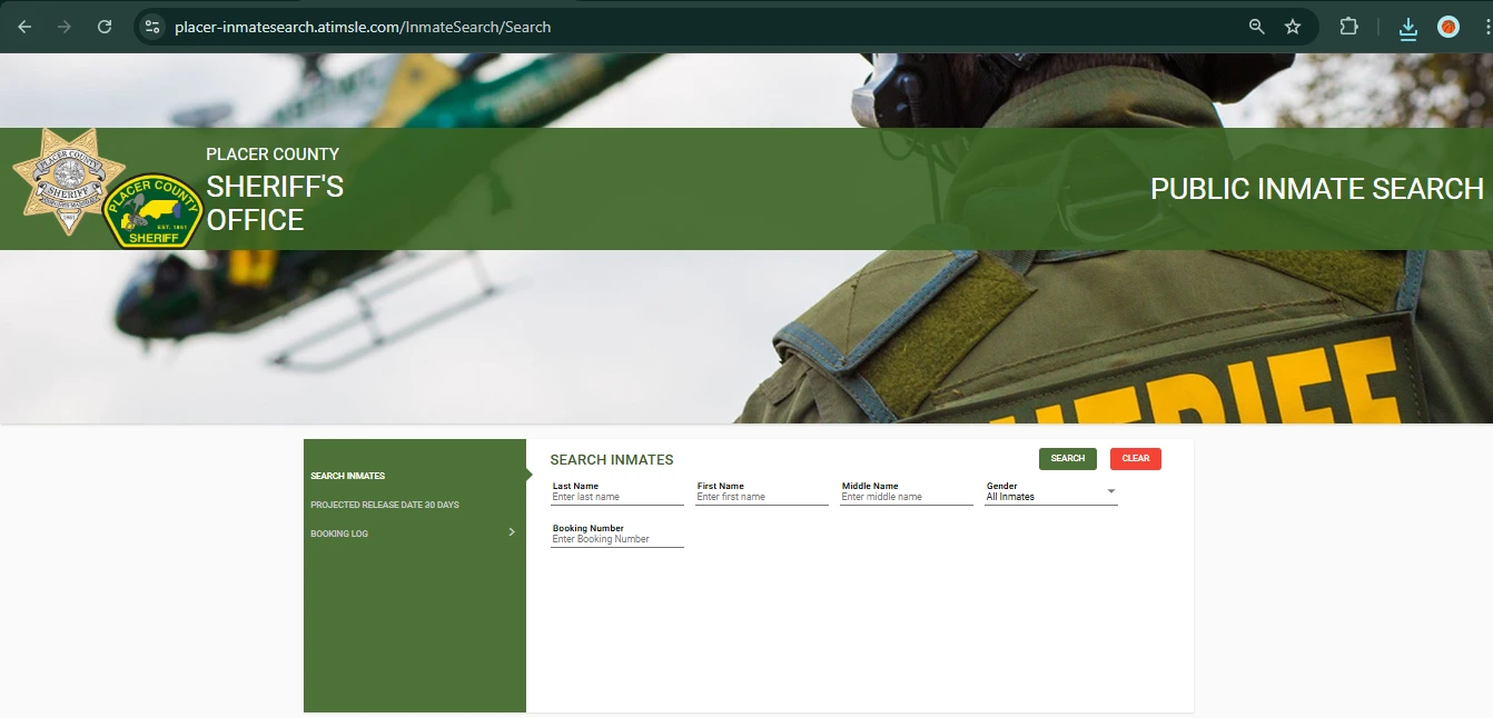 Placer County Jail Inmate Search