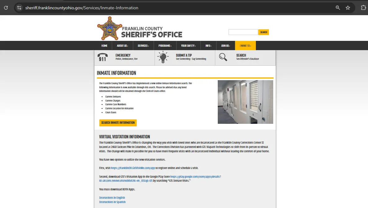 Franklin County Jail Inmate Search