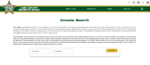 Lake County Jail Inmate Search