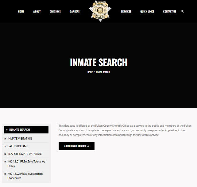 Fulton County Jail Inmate Search